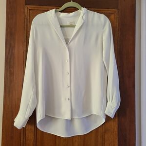 Wilfred Button-Front Blouse